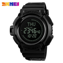 Men sport guangzhou SKMEI 1300 relogio stainless steel back watch resistant watch with compass